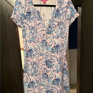 Lilly Pulitzer Blue and Pink Patterned dress